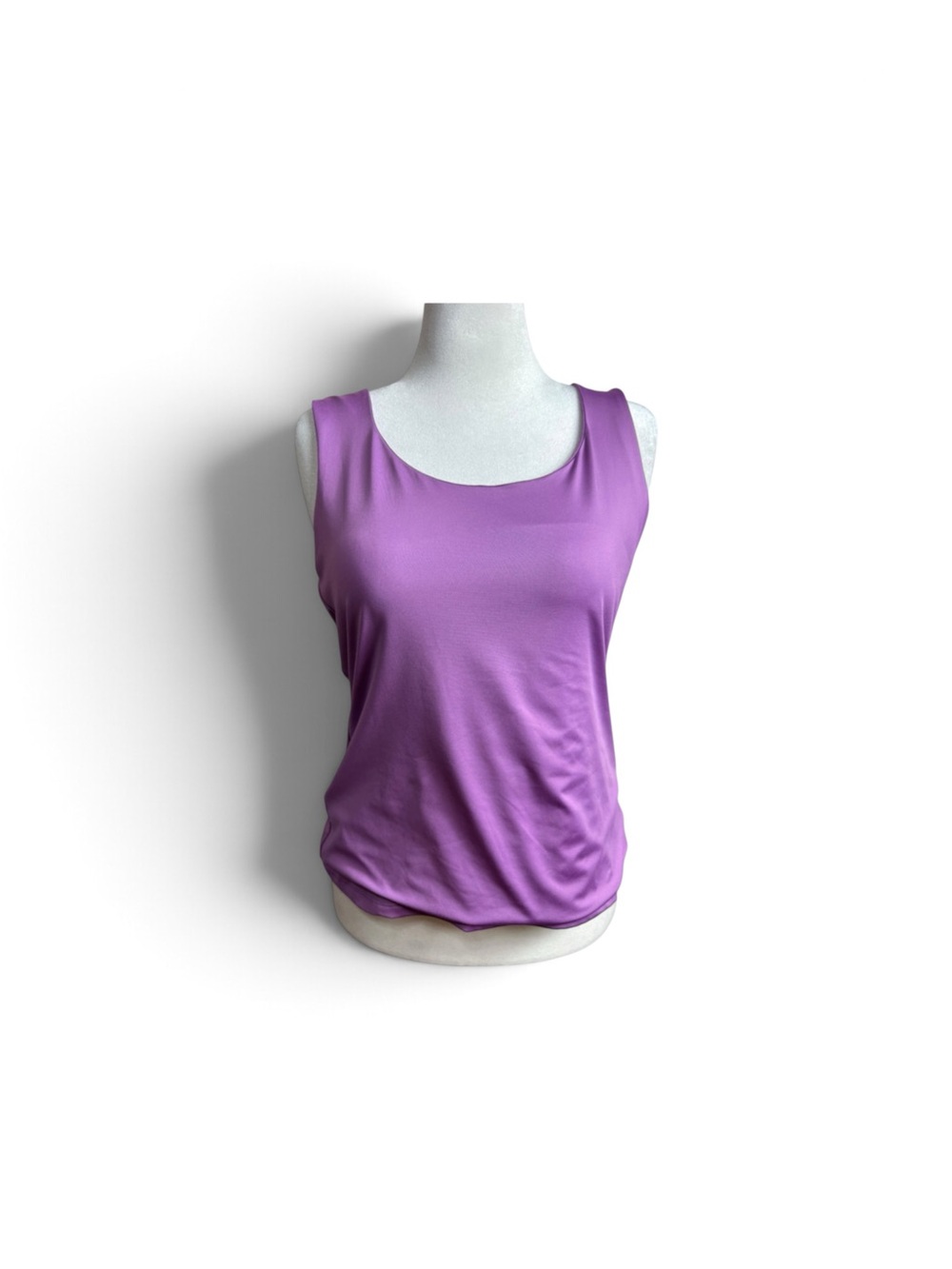 Boston Proper Lavender Scoop Neck Tank Top